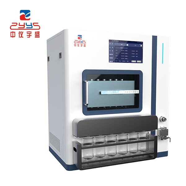 ASE-6 rapid solvent extraction instrument